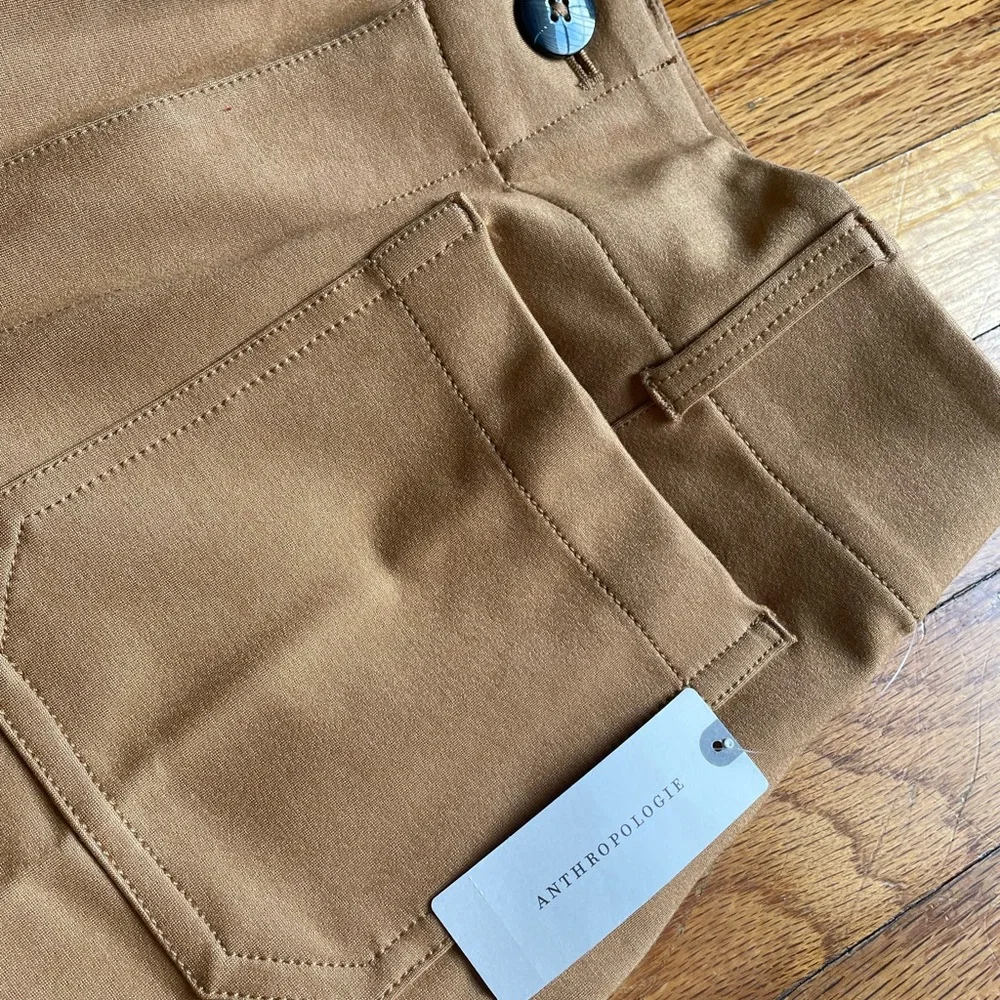Anthropologie wide leg light Brown Casual Bottoms - Picture 2 of 12
